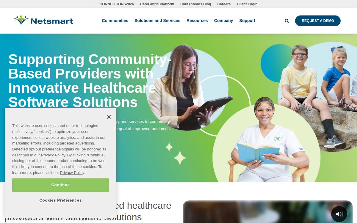 Netsmart Technologies website preview