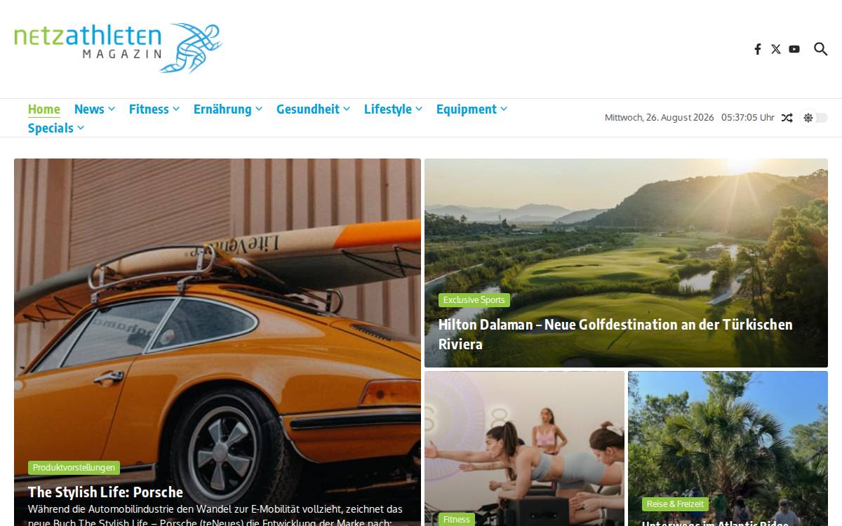 Netzathleten website preview
