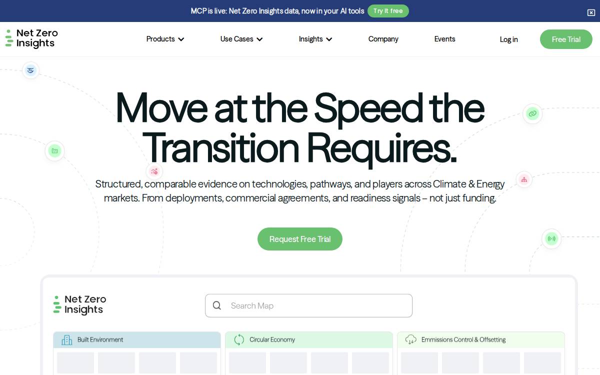 Netzeroinsights website preview