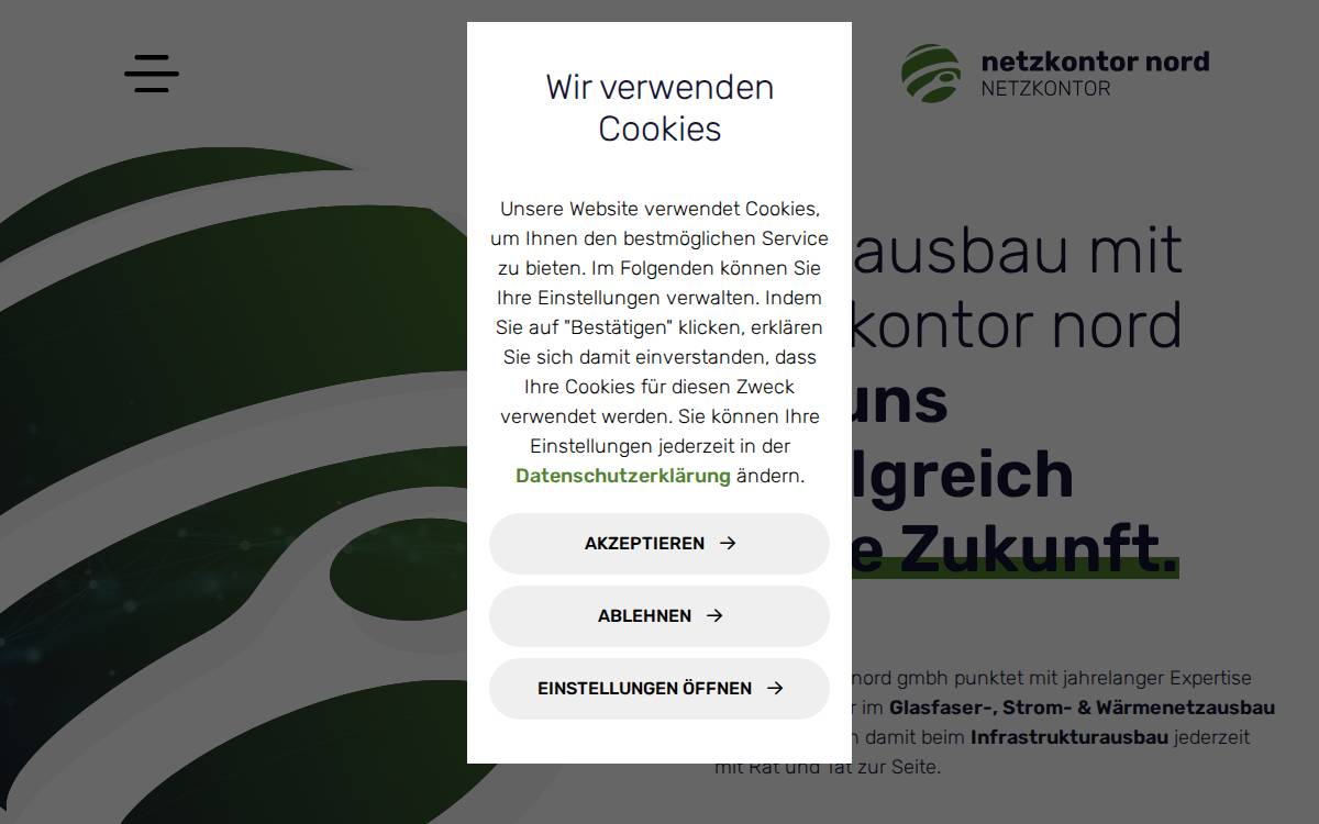 Netzkontor website preview