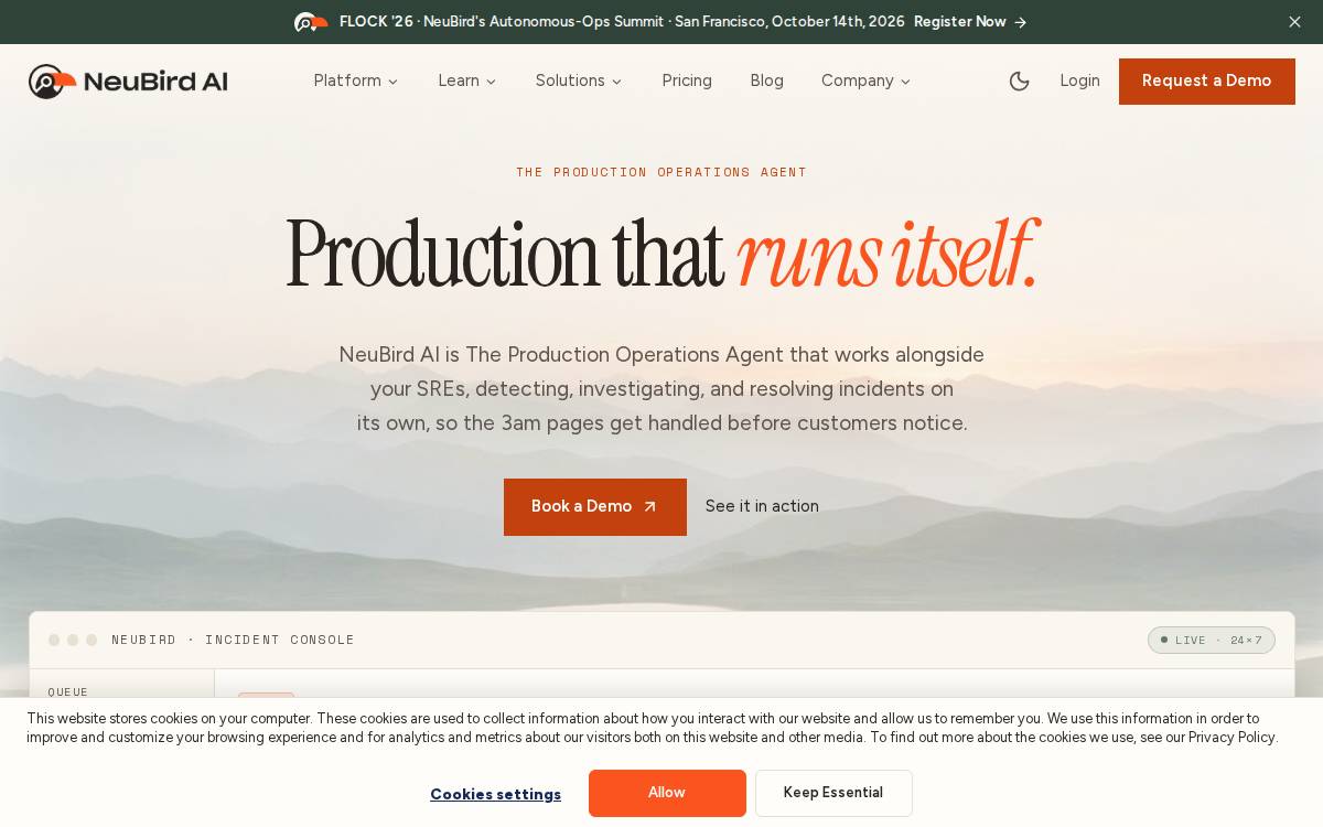 Neubird website preview