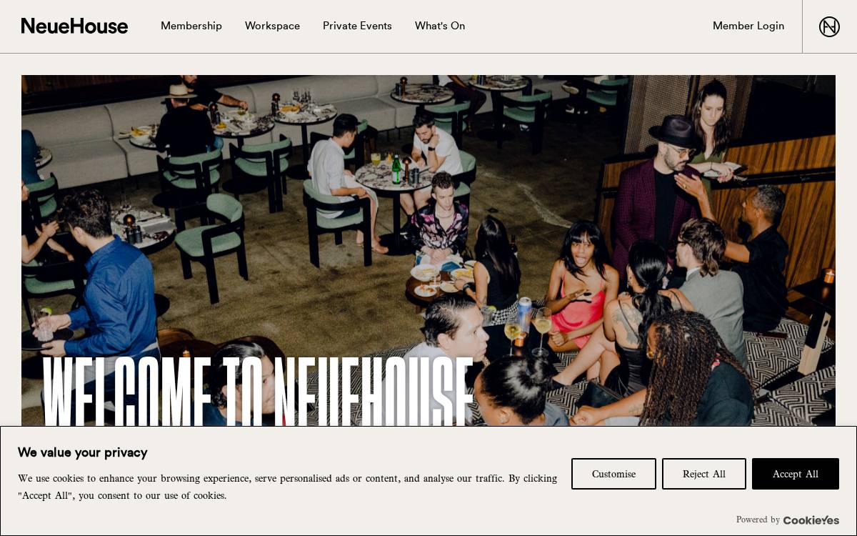 NeueHouse website preview