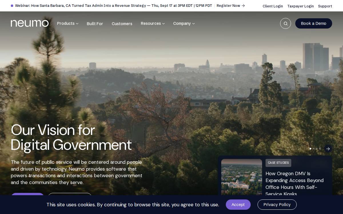 Neumo website preview