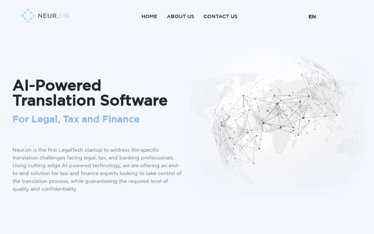 Neur On website preview