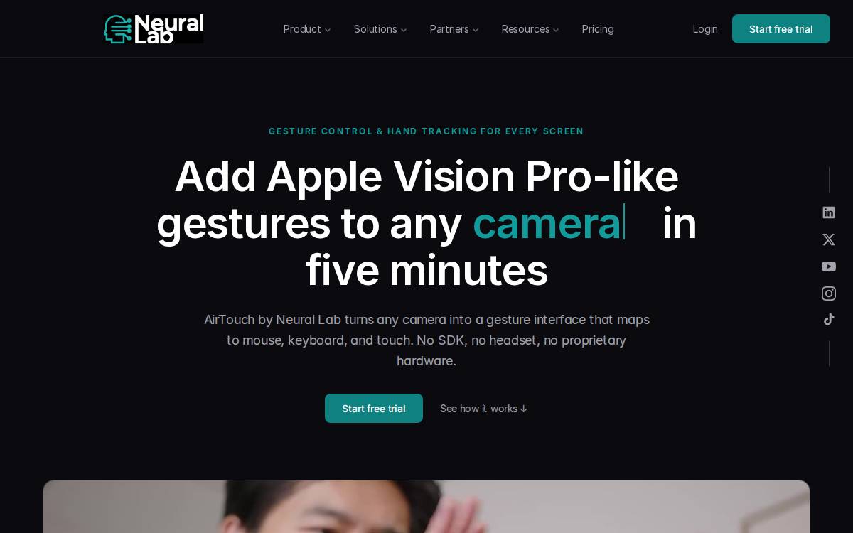 NeuralLab website preview