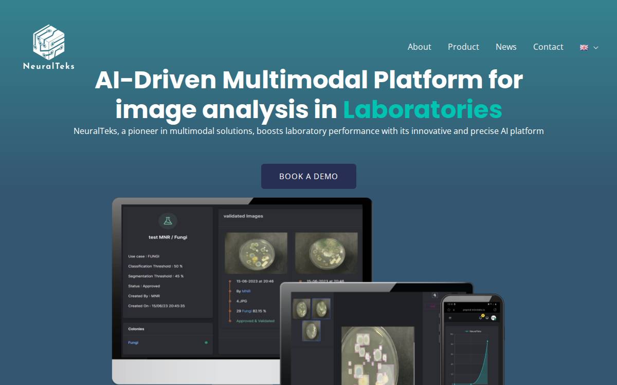 NeuralTeks website preview