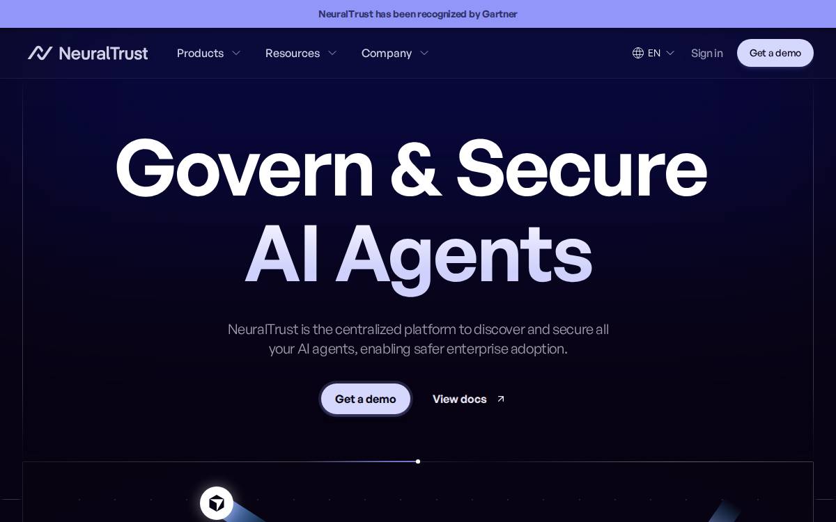NeuralTrust website preview