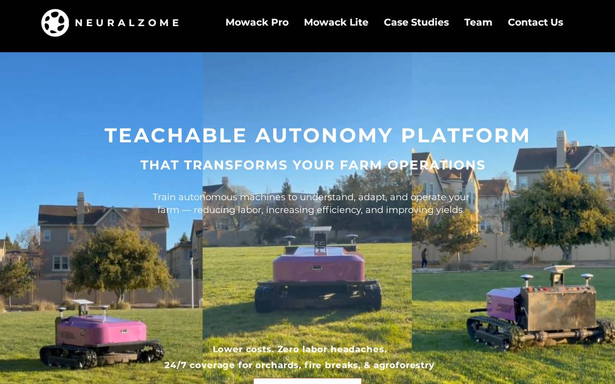 Neuralzome Cybernatics website preview