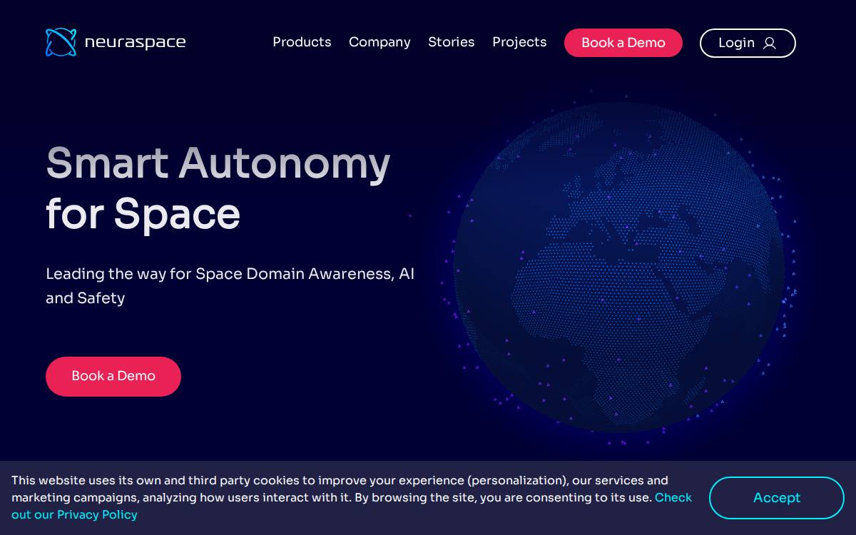 Neuraspace website preview