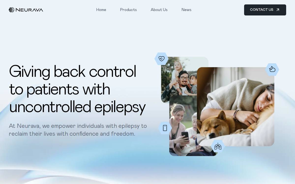 Neurava website preview