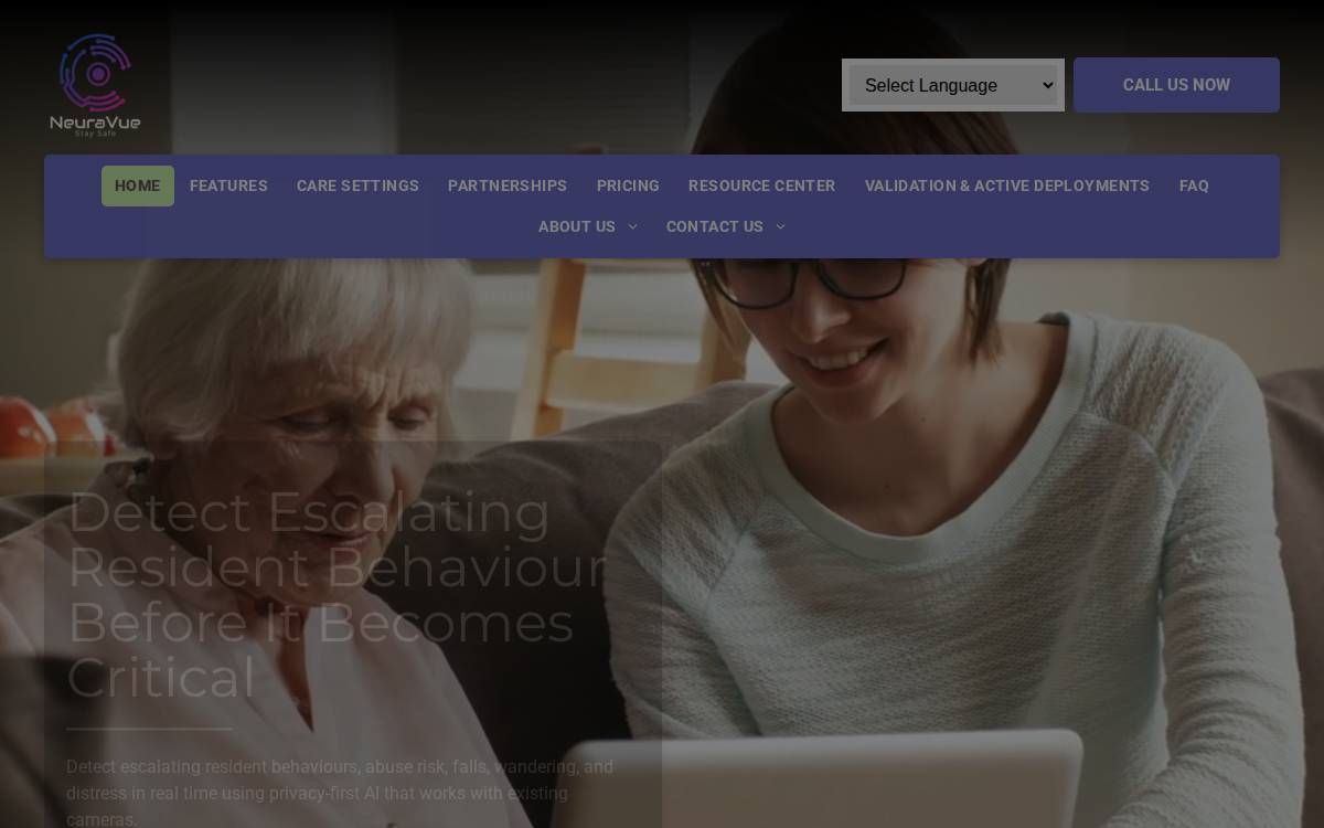 Neuravue website preview