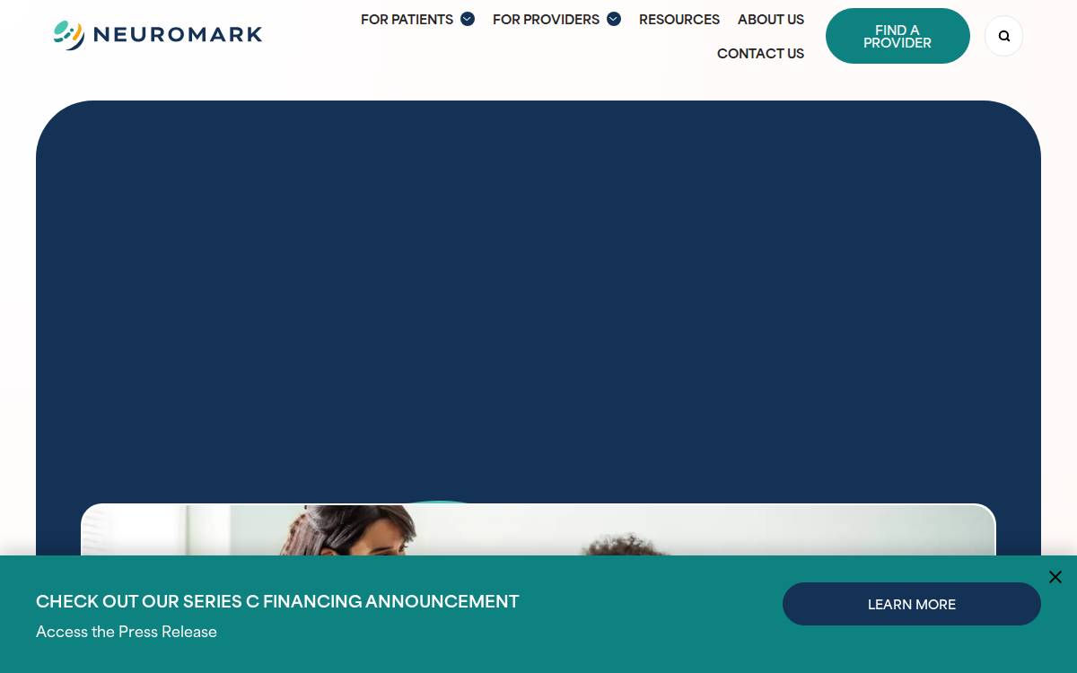 Neurentmedical website preview