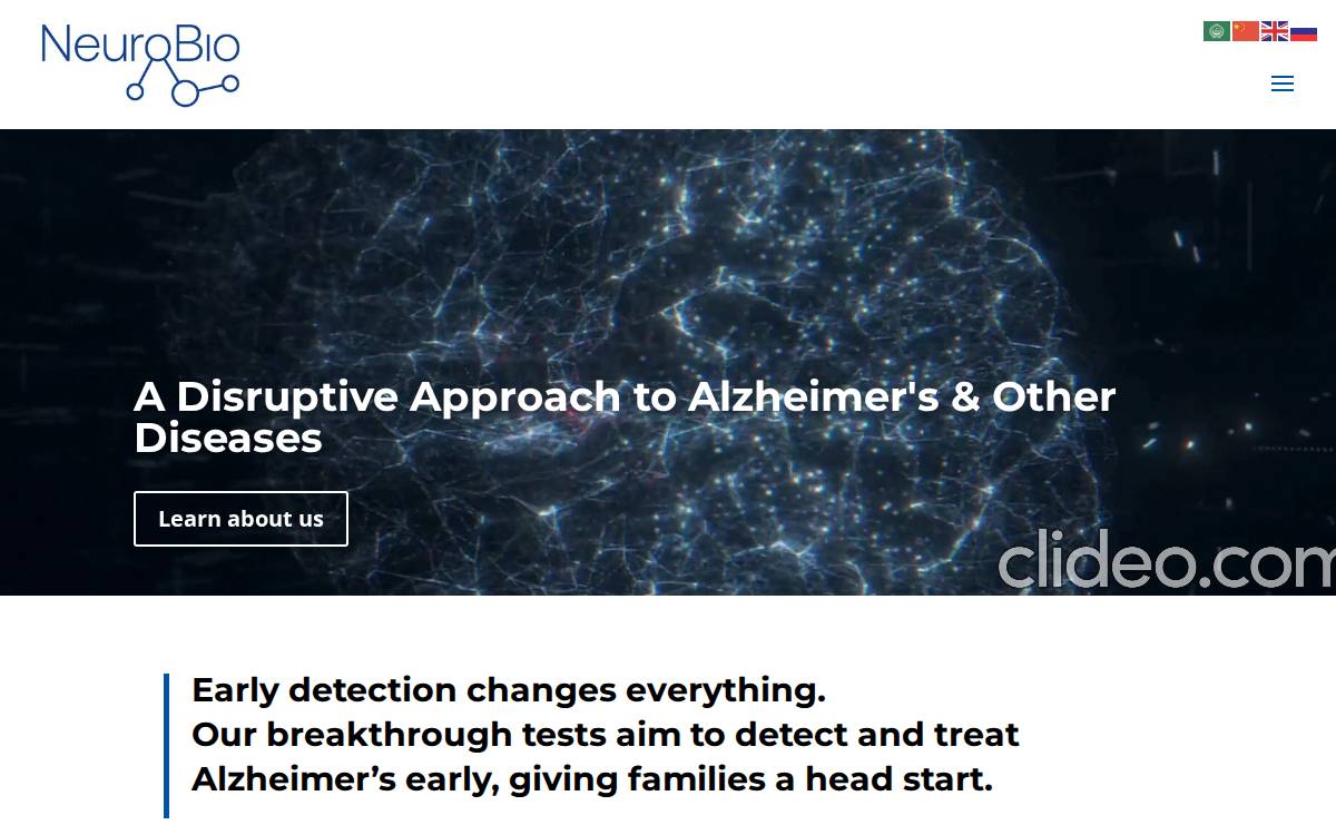 Neuro-Bio website preview