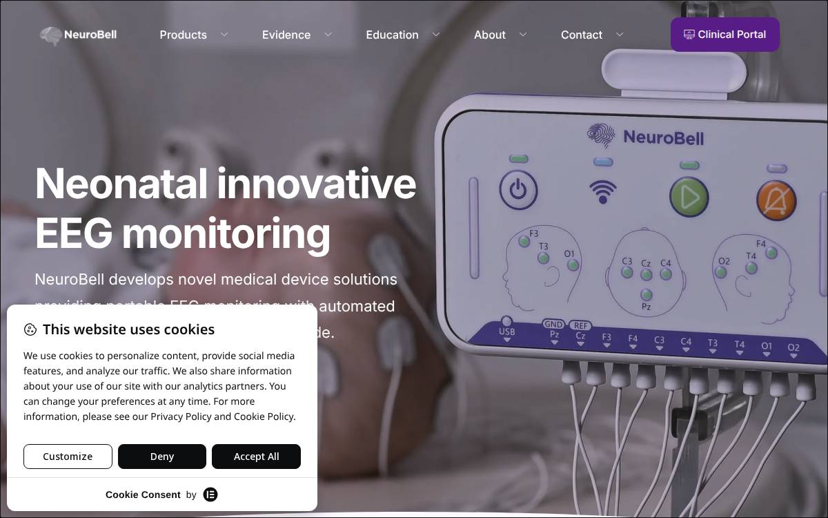Neurobell website preview