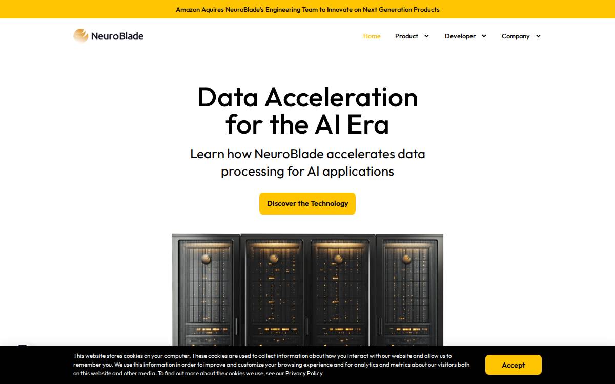 NeuroBlade website preview