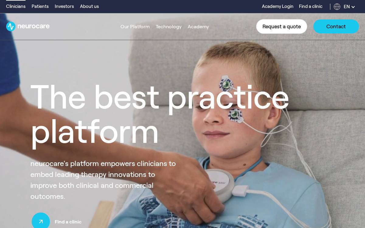 neurocare group website preview