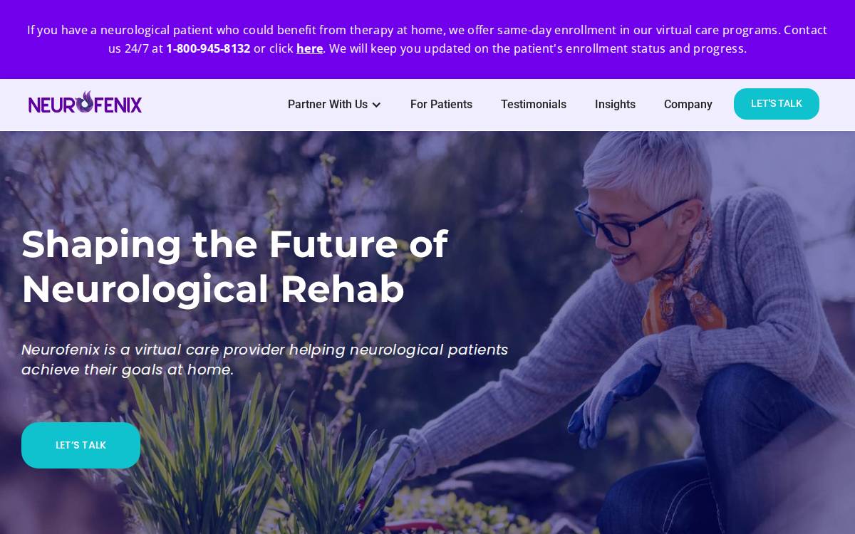 Neurofenix London website preview