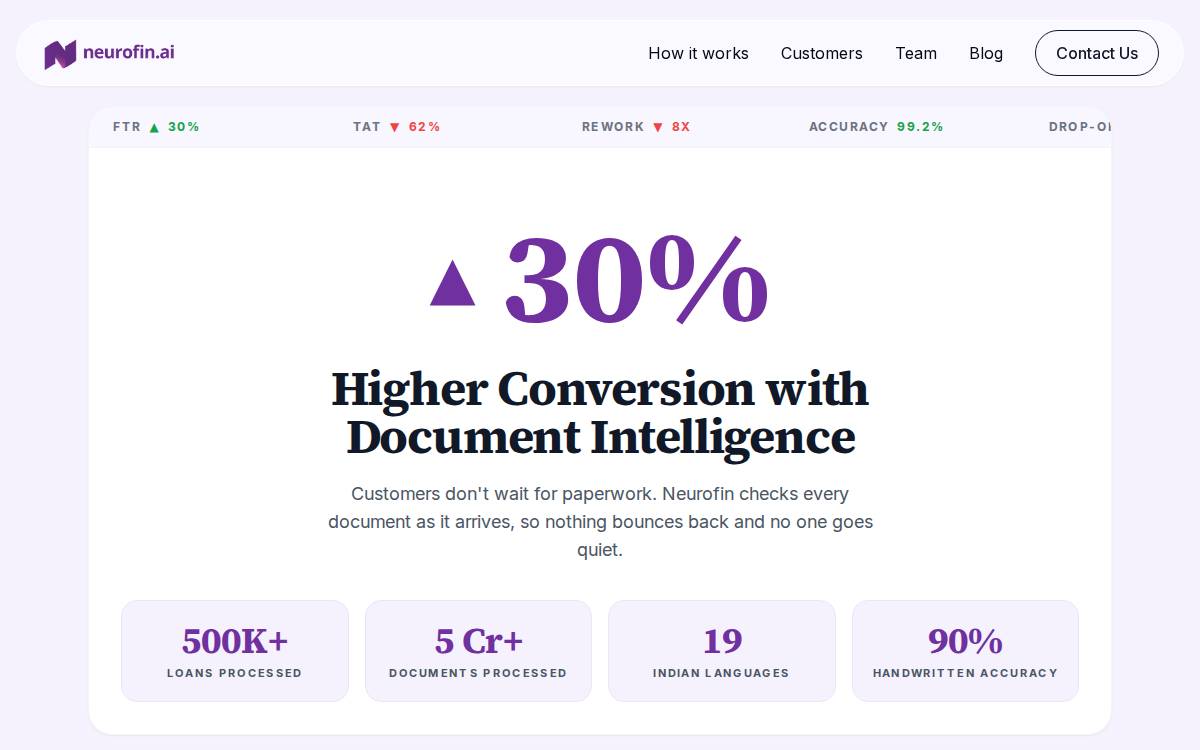 Neurofin website preview
