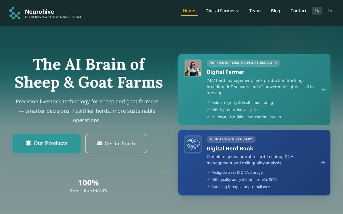 Neurohive website preview