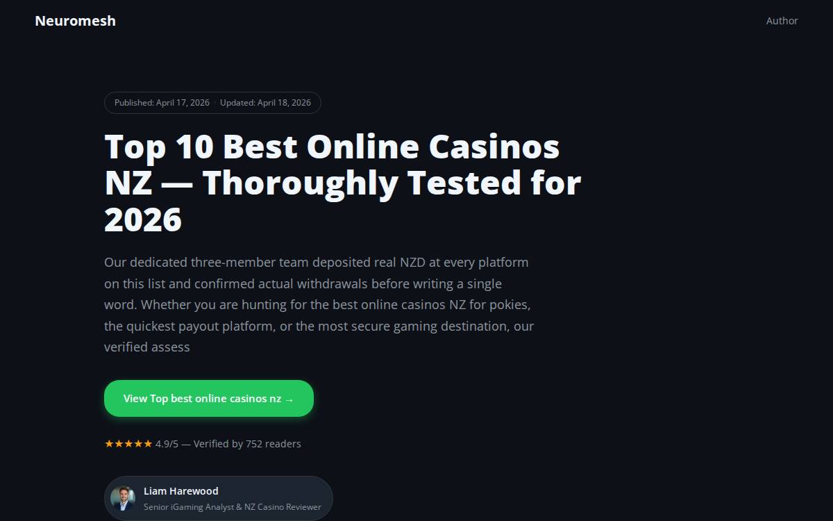 NeuroMesh website preview