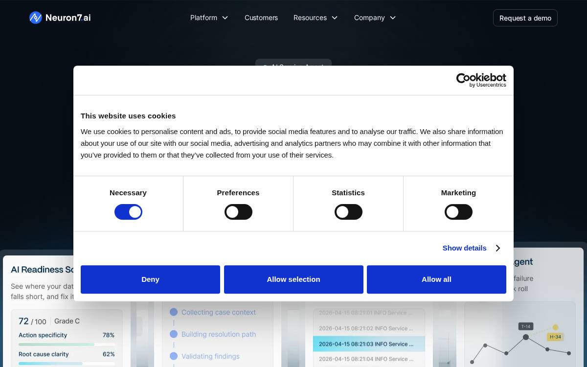 Neuron7 website preview