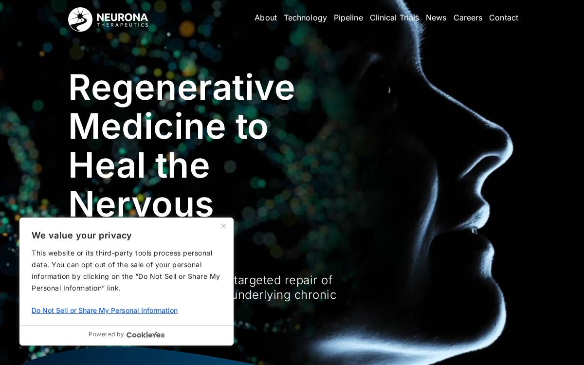 Neurona Therapeutics website preview