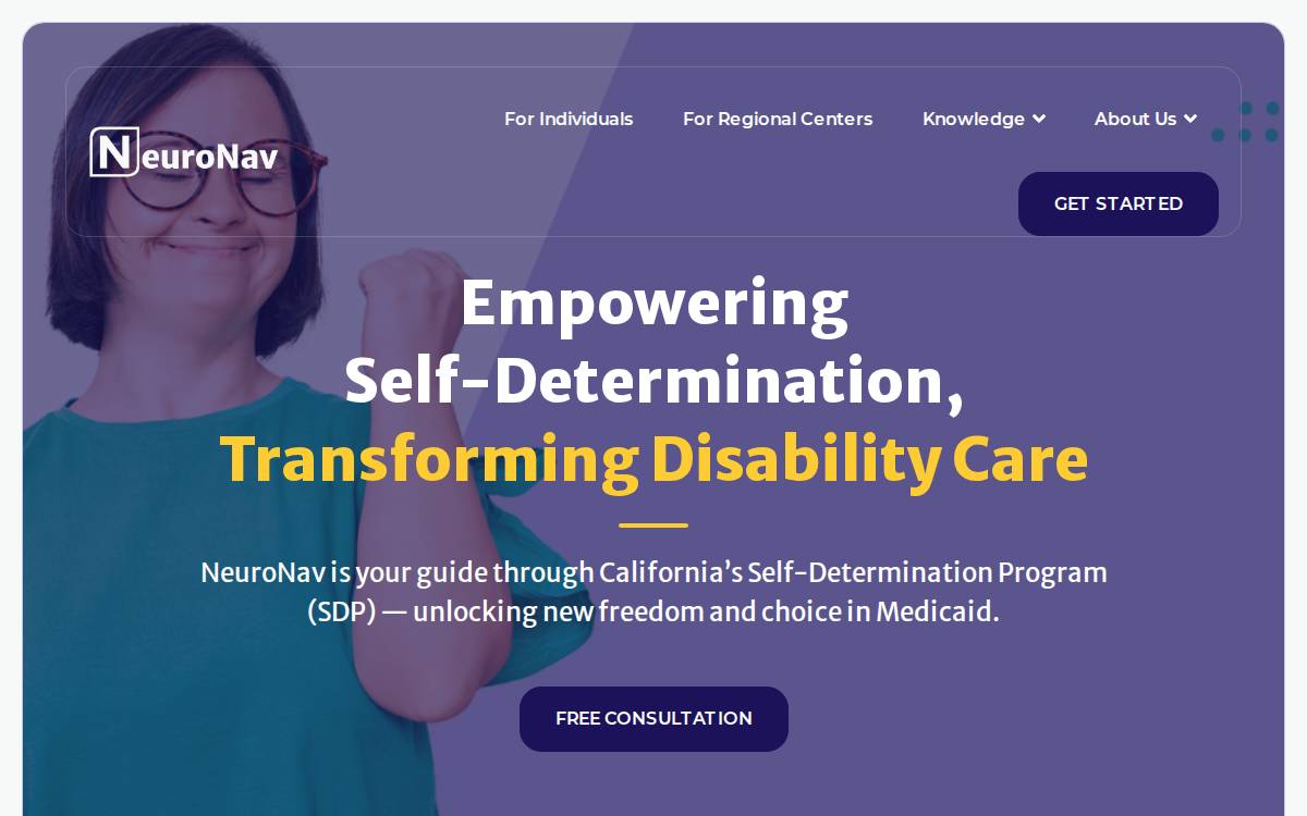 NeuroNav website preview