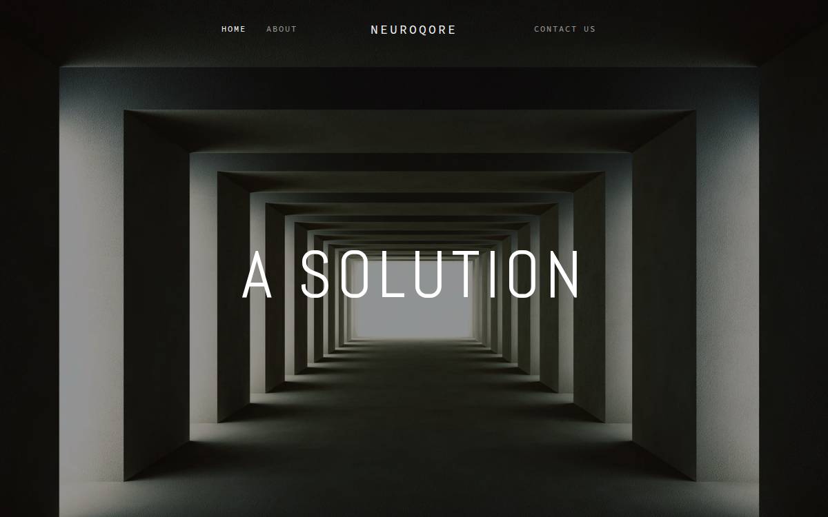 NeuroQore website preview