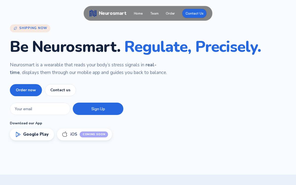 NeuroSmart Inc. website preview