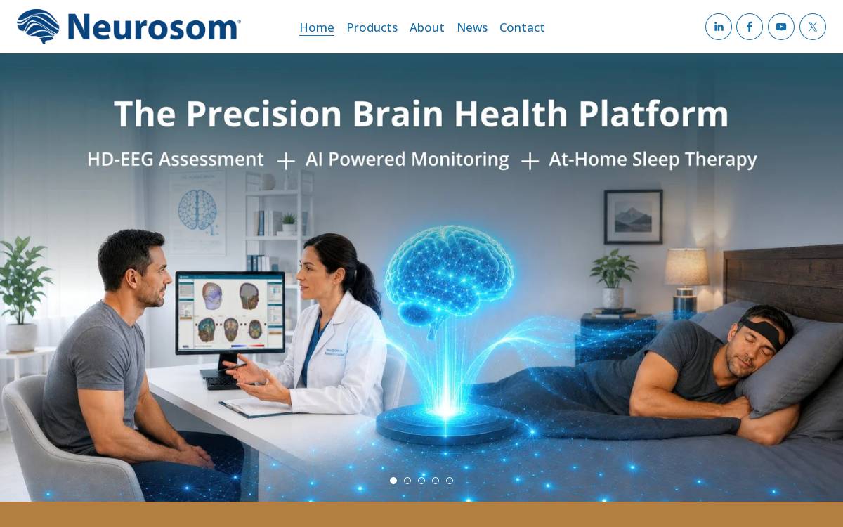 Neurosom website preview