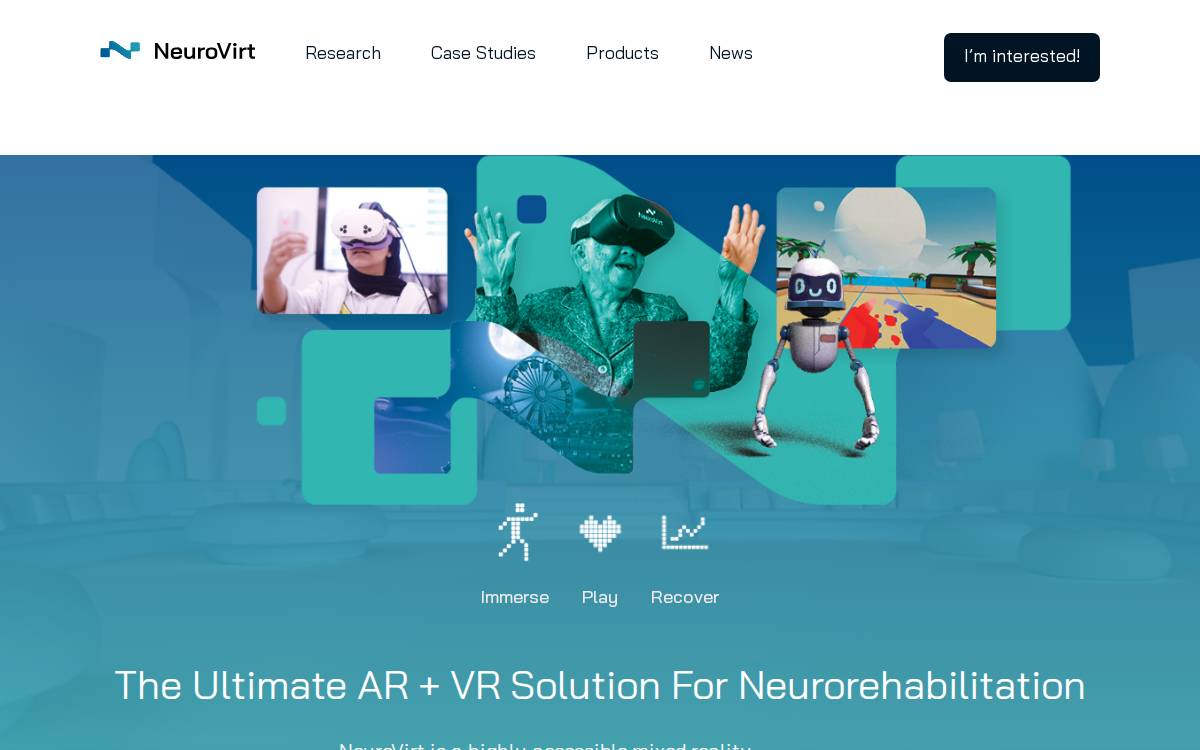 Neurovirt website preview