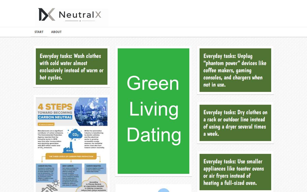 Neutralx website preview