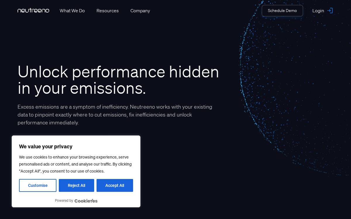 Neutreeno website preview