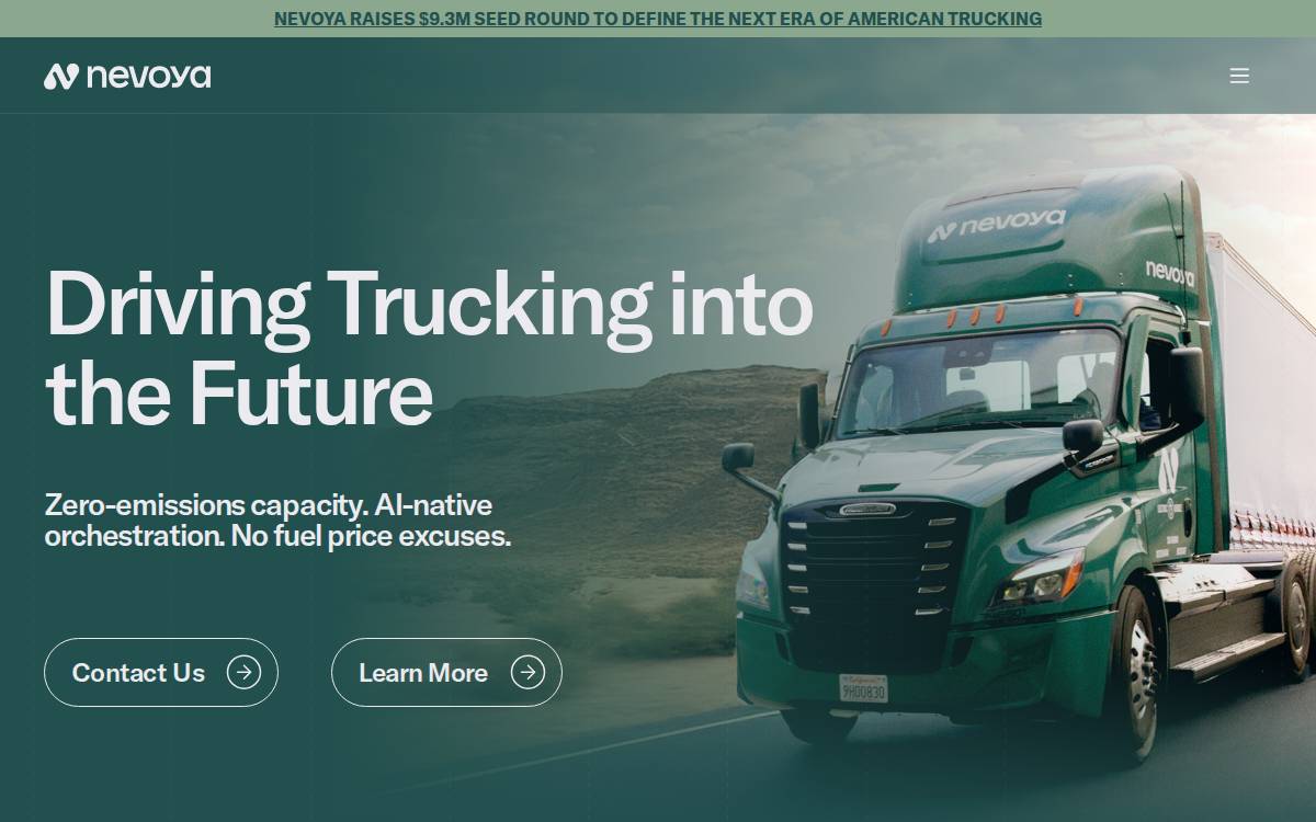 Nevoya website preview