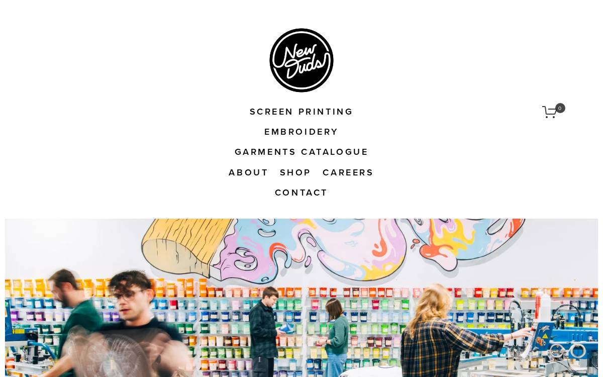 New Duds website preview