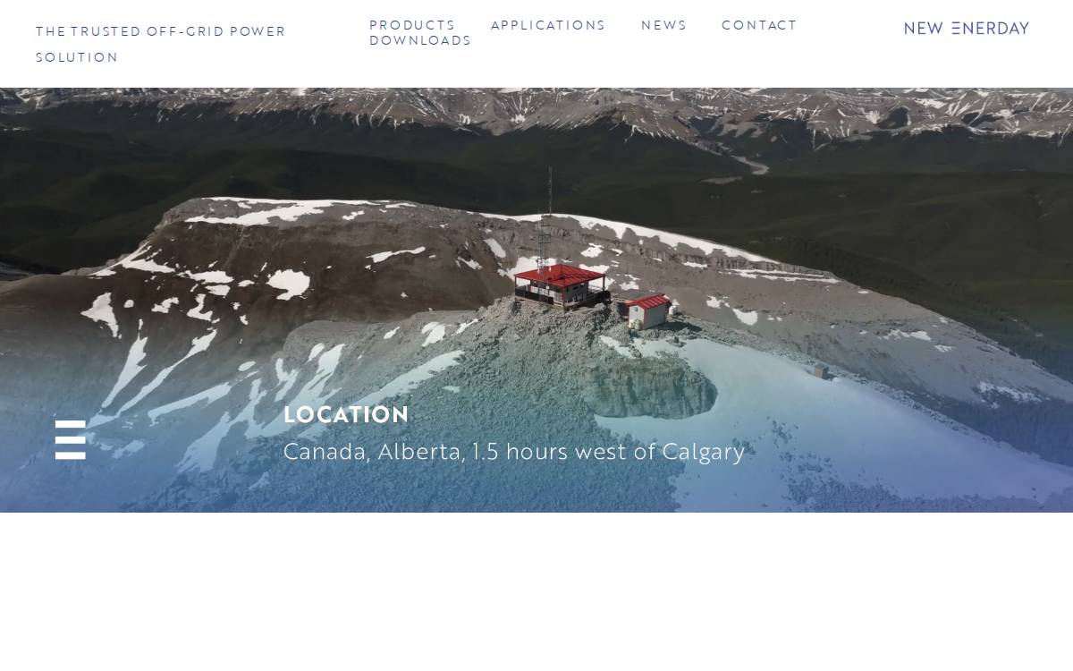 new enerday GmbH website preview