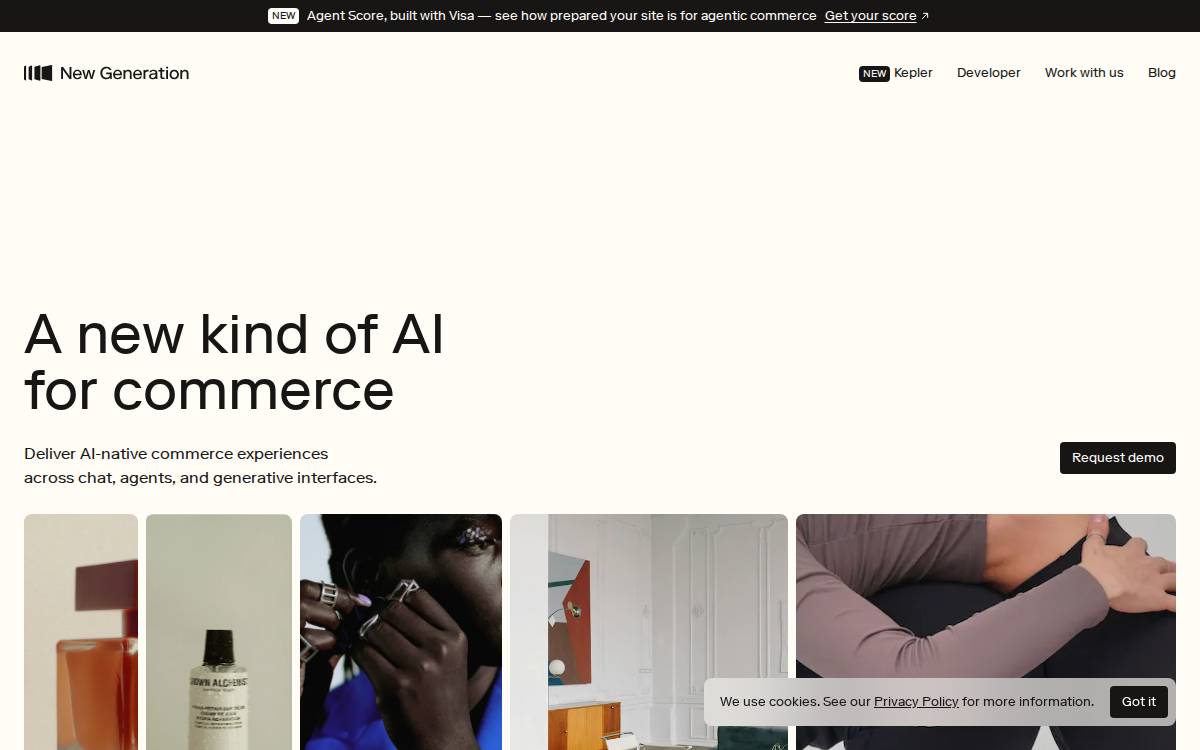 New Generation website preview