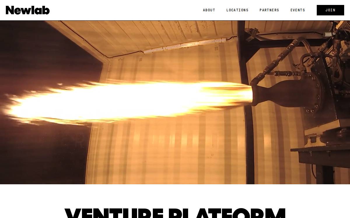 New Lab Scaling frontier technologies website preview