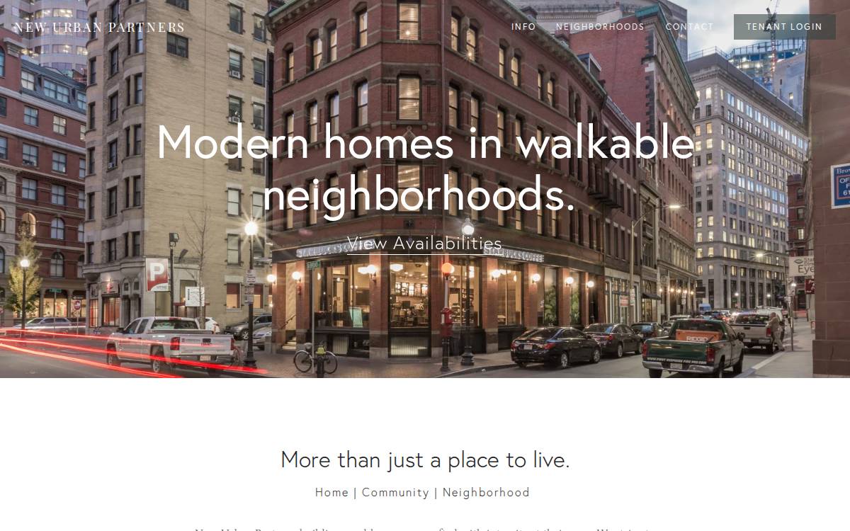 New Urban website preview