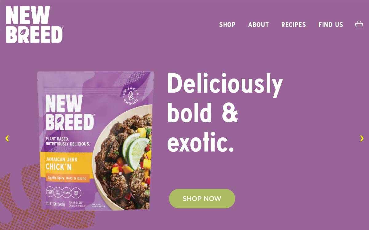 Newbreedmeats website preview