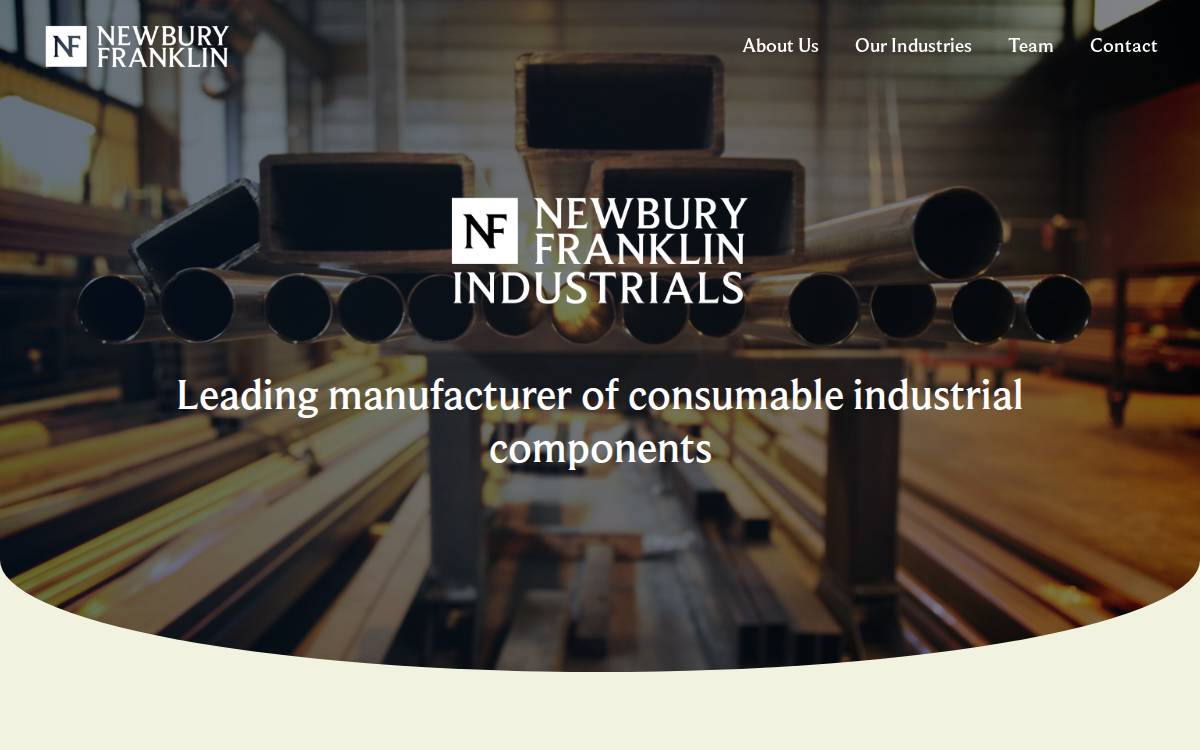 Newburn Franklin website preview