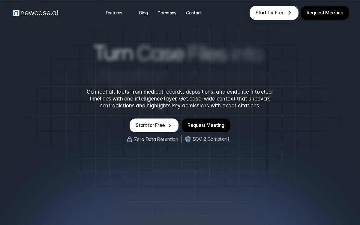 Newcase website preview