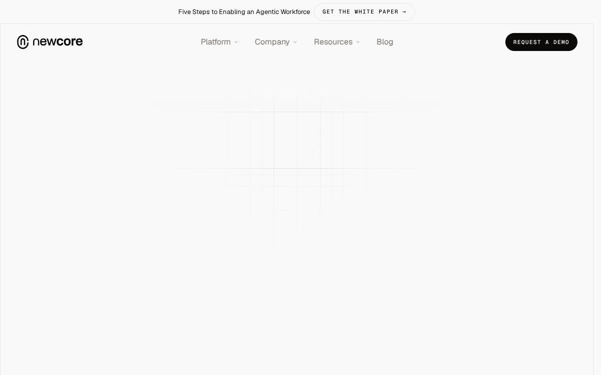 Newcore website preview