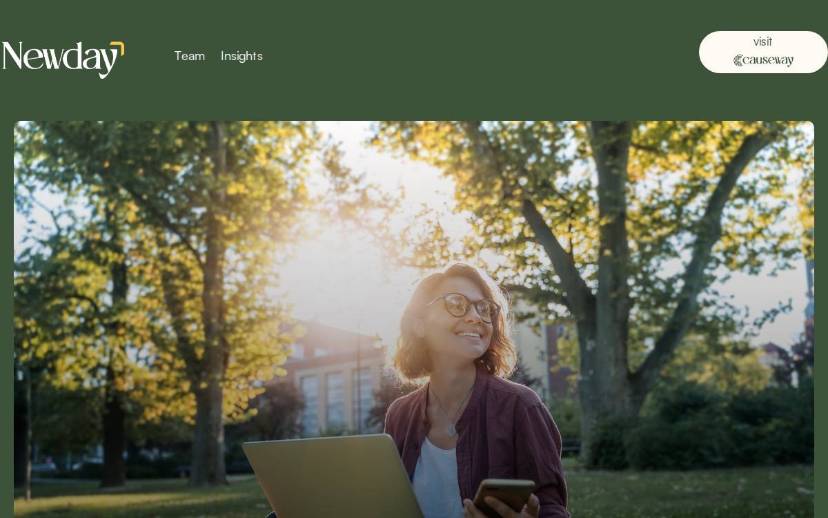 Newday Impact website preview