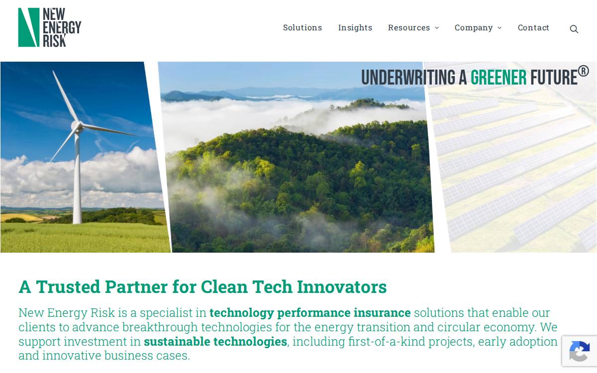 Newenergyrisk website preview