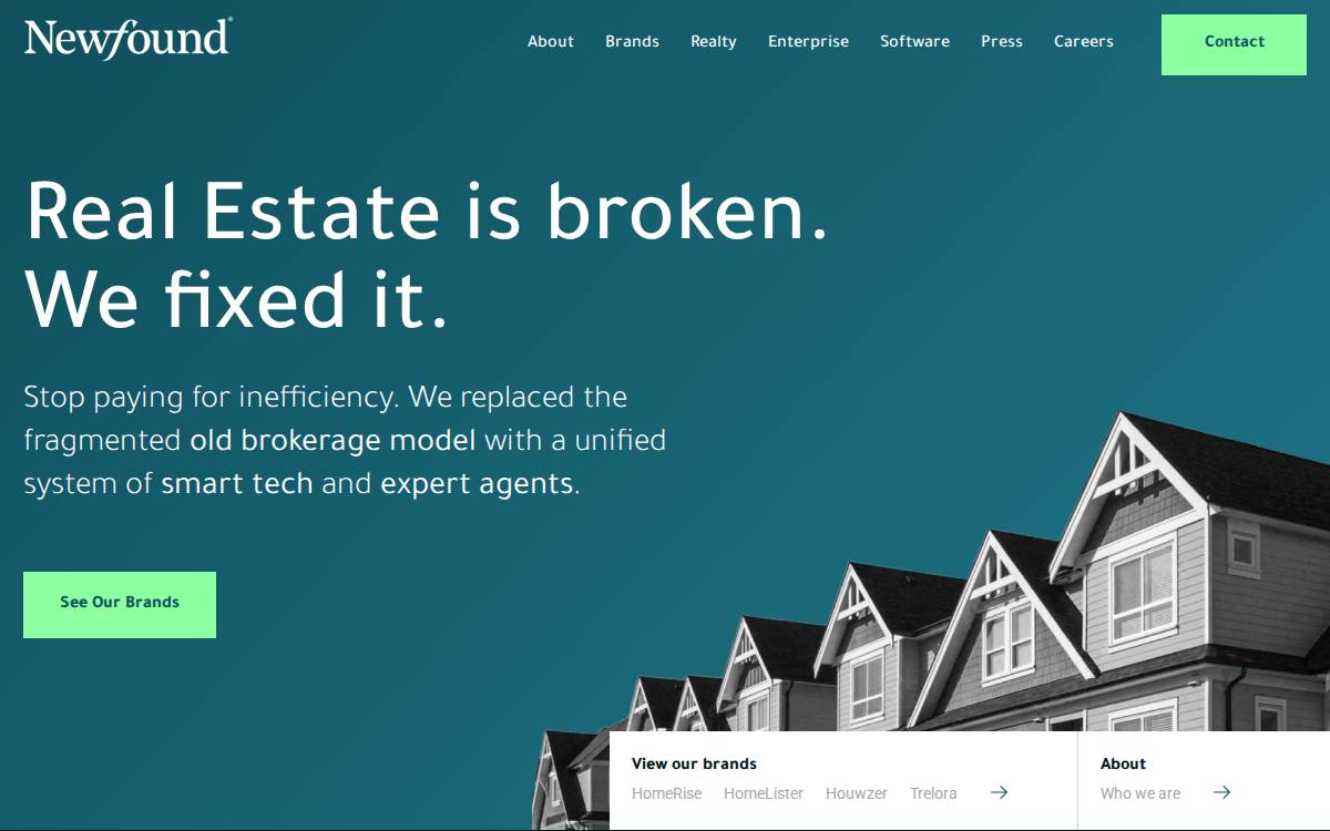 NewFound website preview