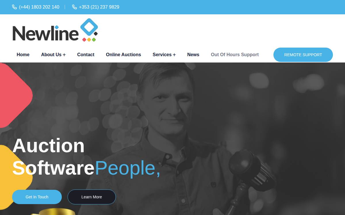 Newlineasp website preview