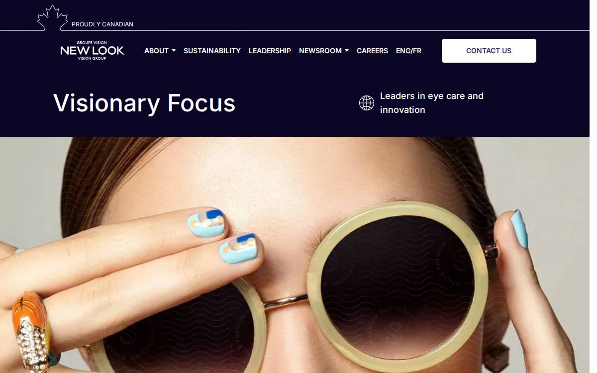 Newlookvision website preview