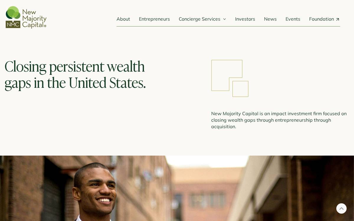 Newmajoritycapital website preview