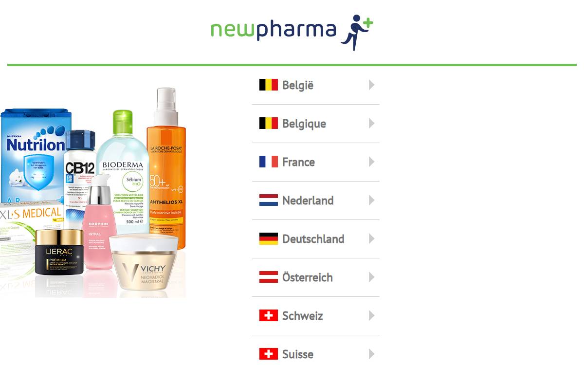 Newpharma website preview